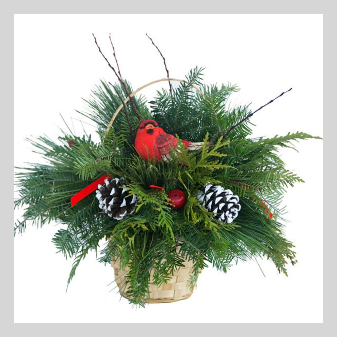 image of a holiday centerpiece