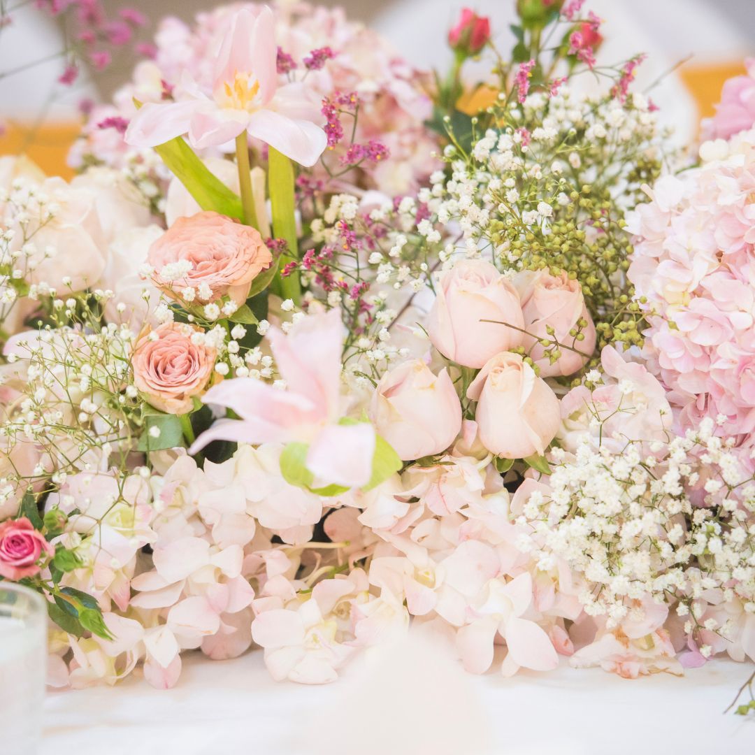 flowers from an event